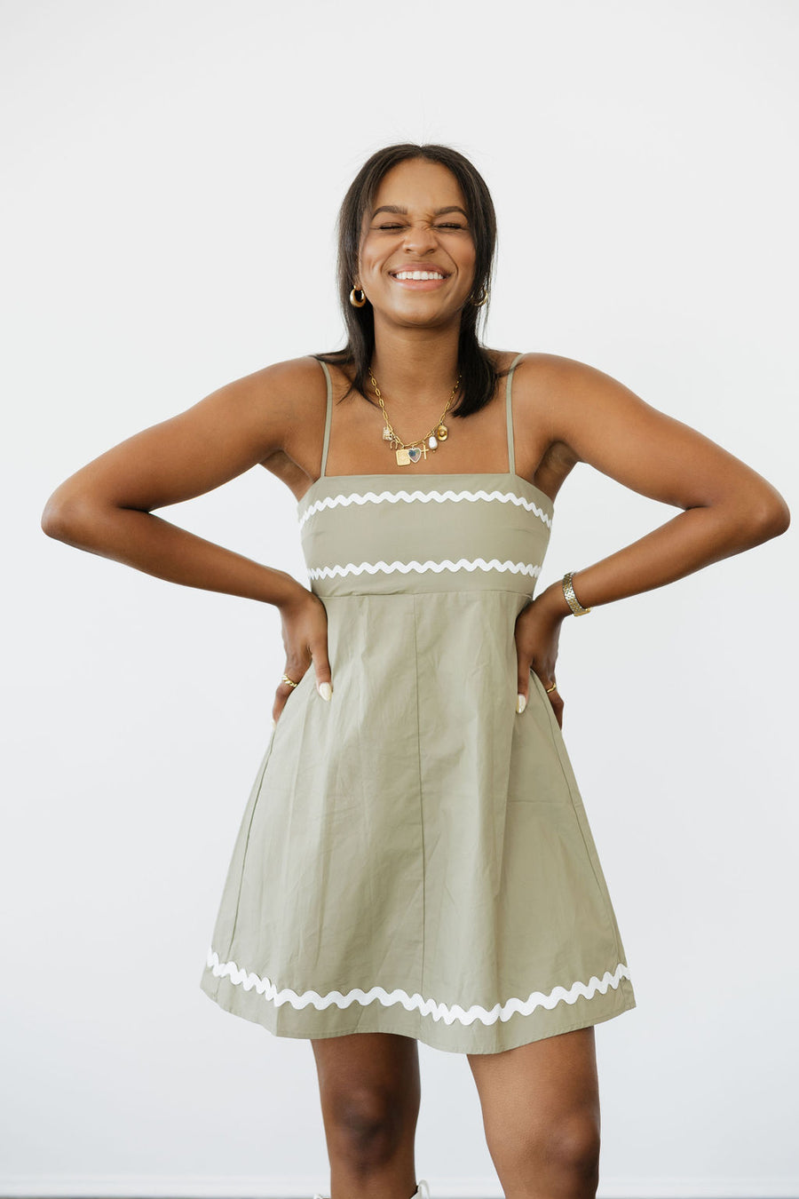 Poplin Mini Dress