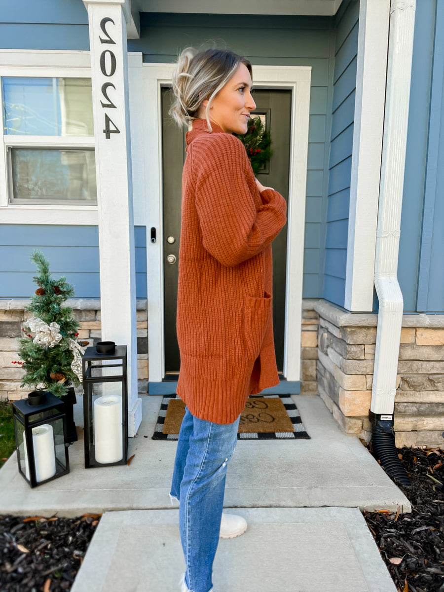 Warm fuzzy cardigan on sale